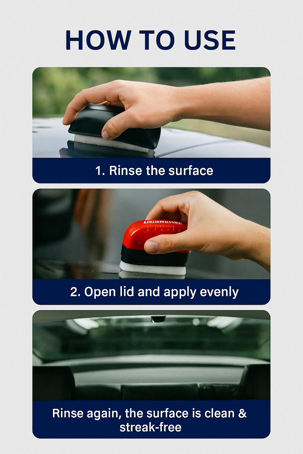 Glaxx™ Hydrophobic Glass Cleaner